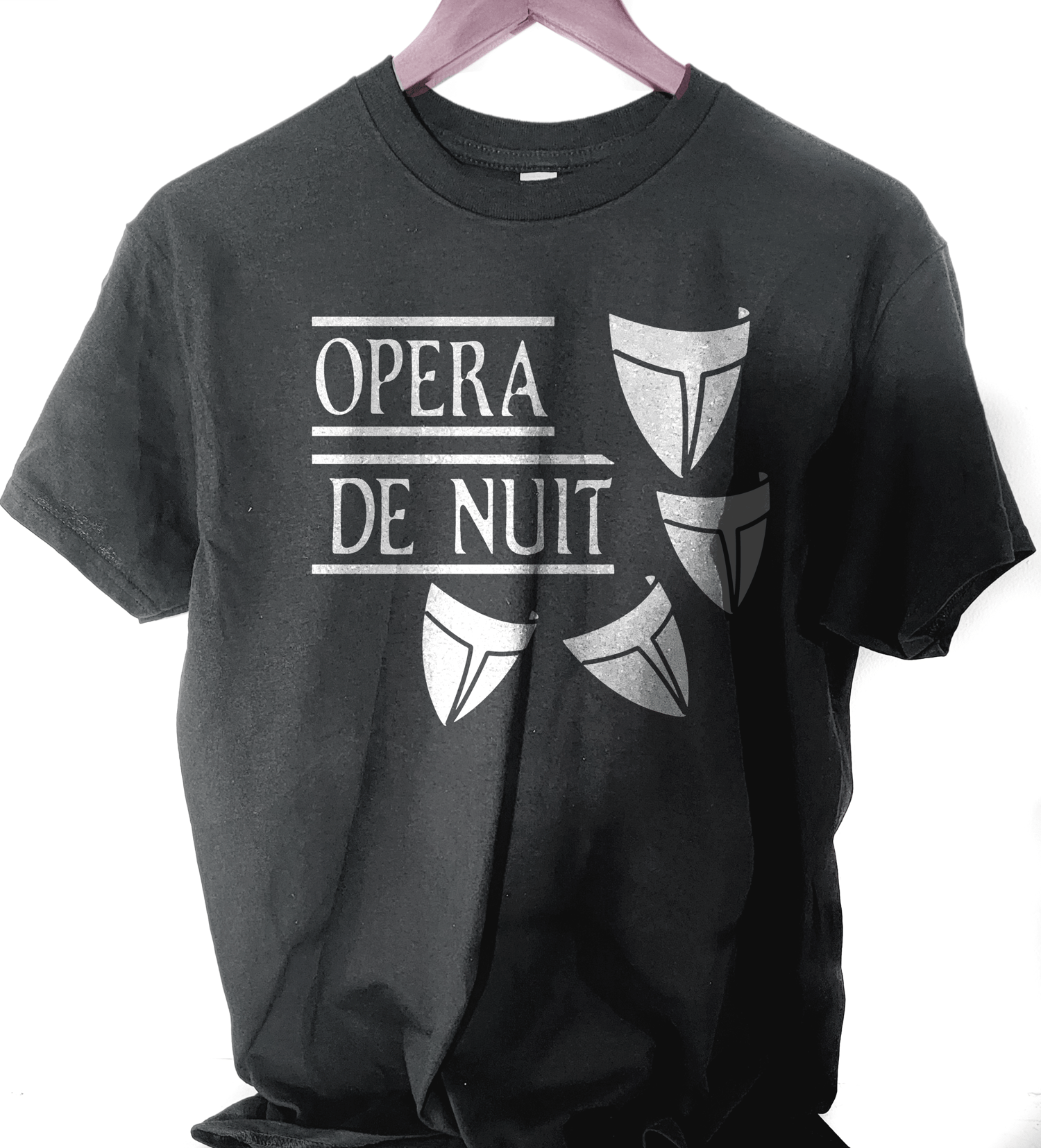 Op ra De Nuit band t shirt Goth punk amour Noir zee press vintage